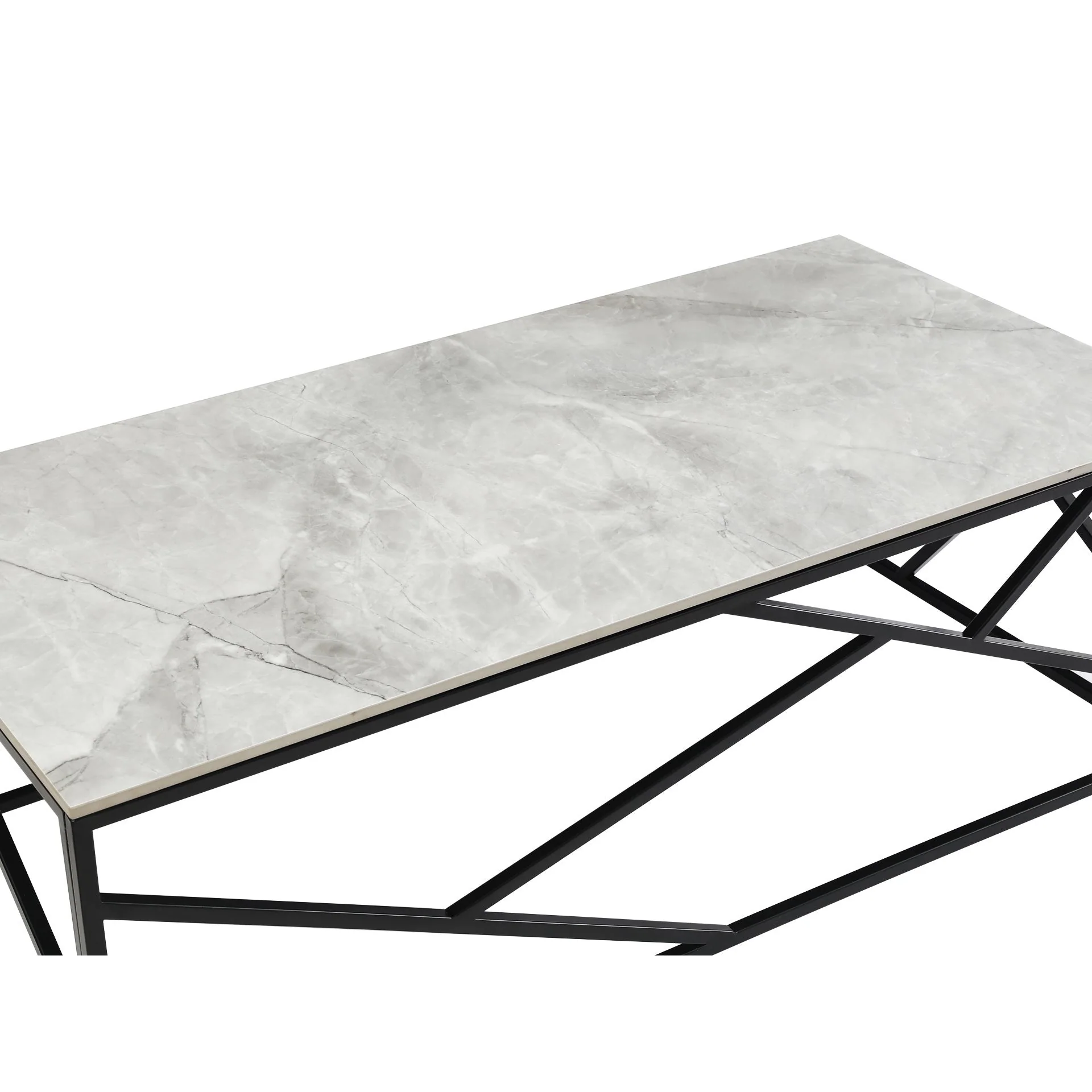 Shane Rectangular Ceramic Coffee Table - Image 6