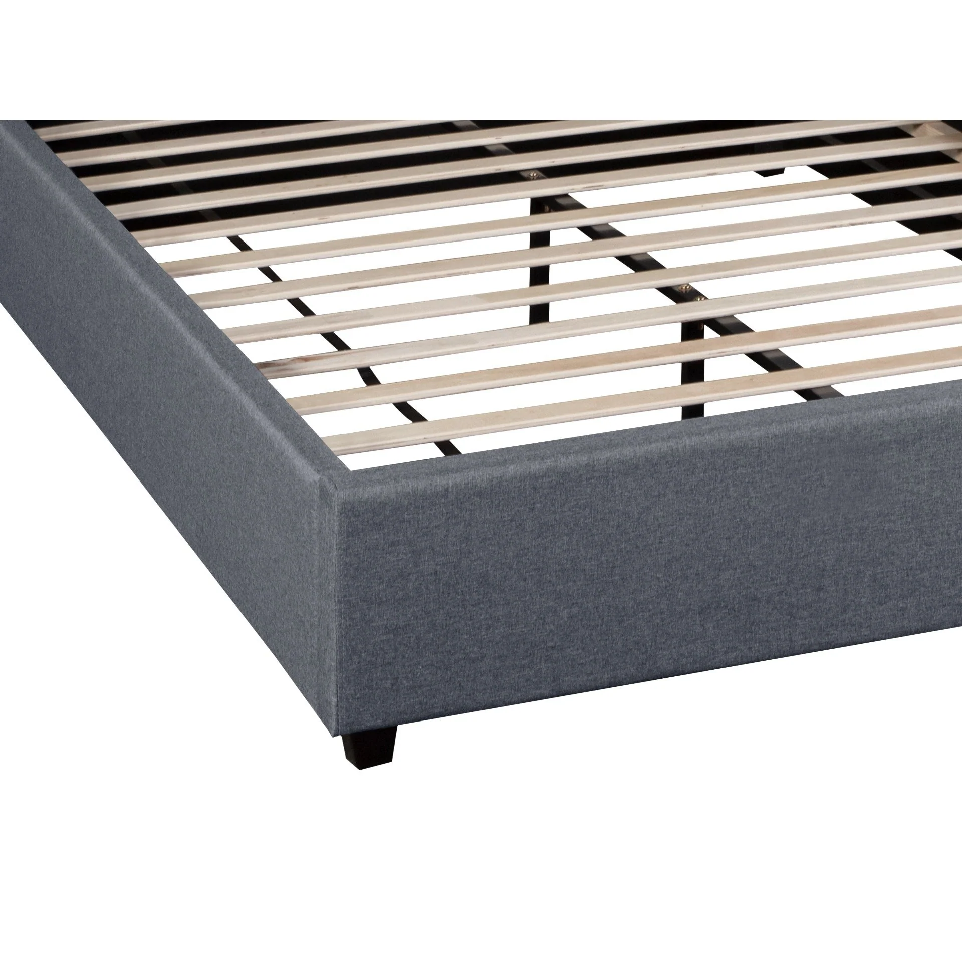 Shasta Double Bed Frame - Dark Grey - Image 10