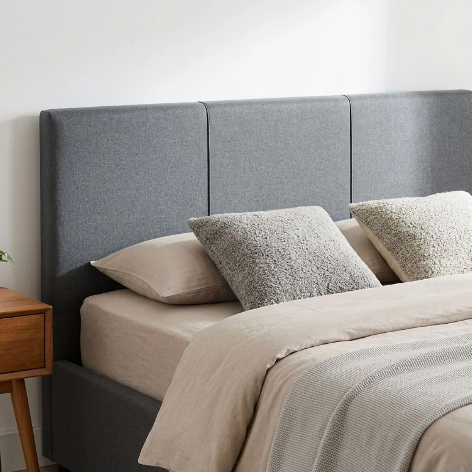 Shasta Double Bed Frame - Dark Grey - Image 4