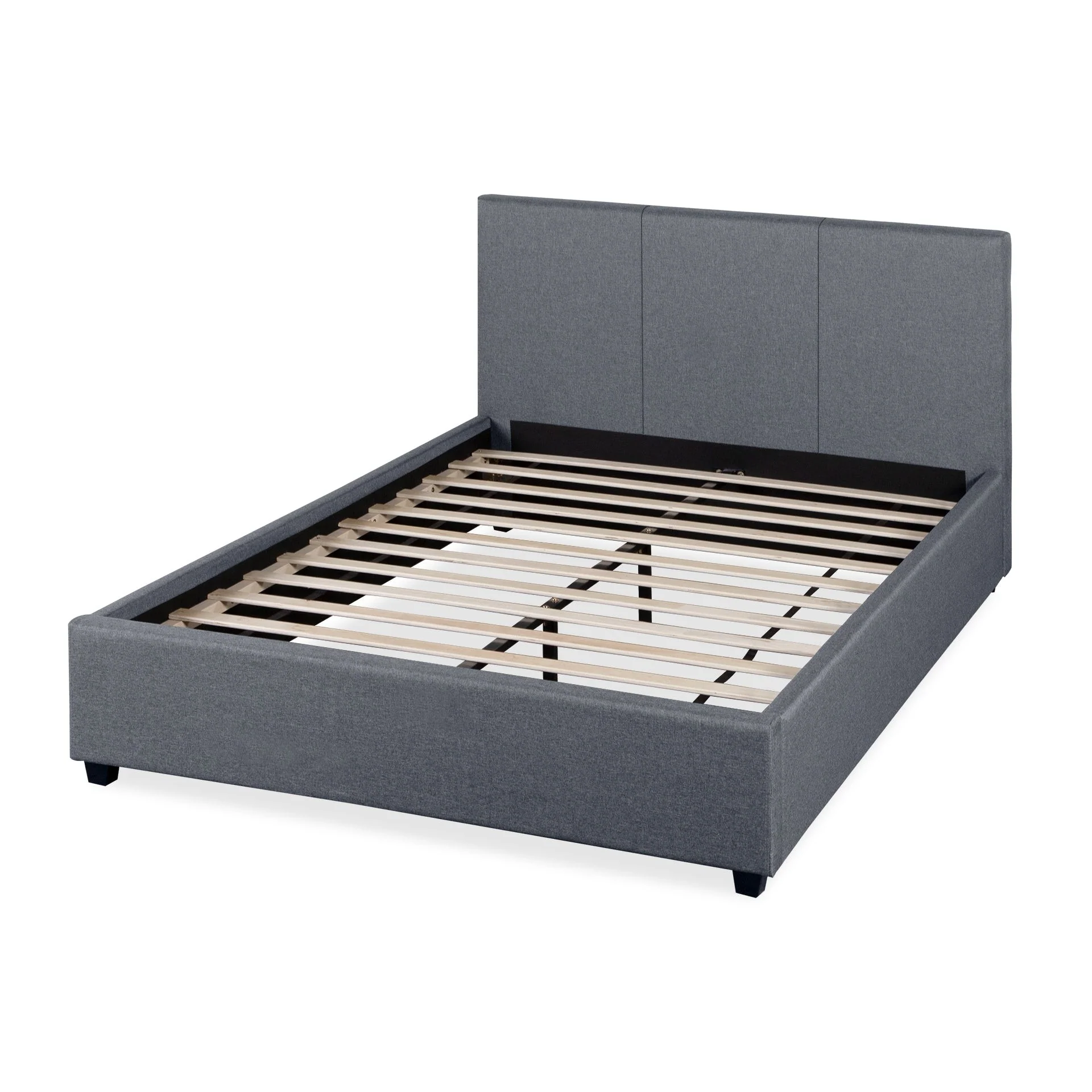 Shasta Double Bed Frame - Dark Grey - Image 8