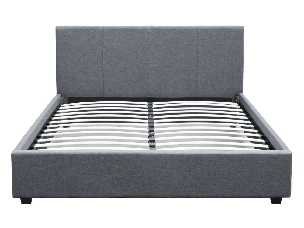SHASTA King Bed Frame - DARK GREY - Image 4