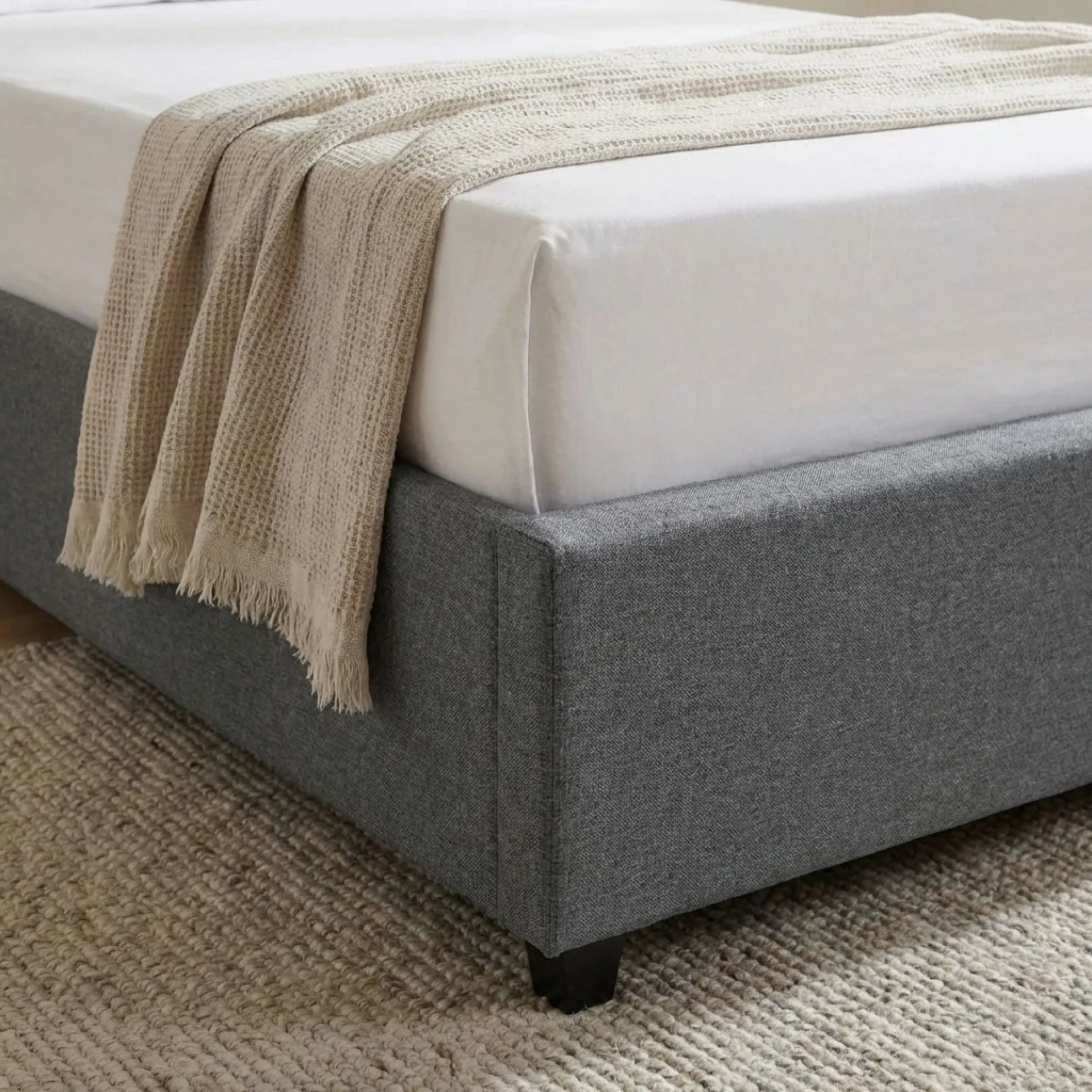 Shasta King Single Bed Frame - Dark Grey - Image 8