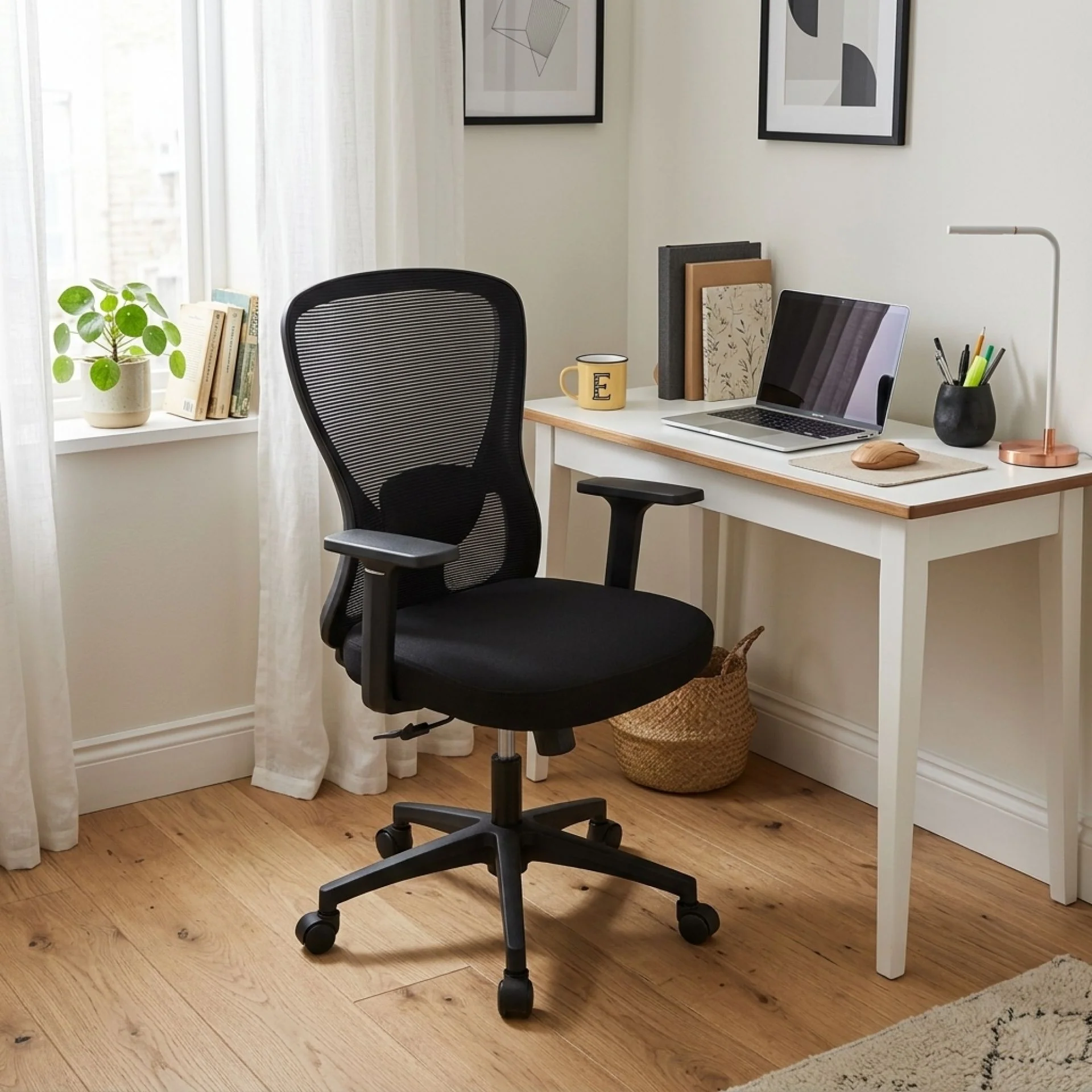 Shawn Office Chair - Black - Image 3