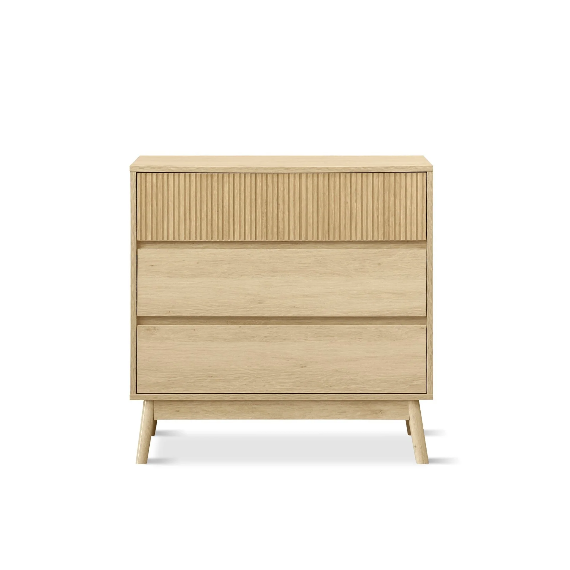 Shawnee 3 Drawers Tallboy - Oak - Image 6