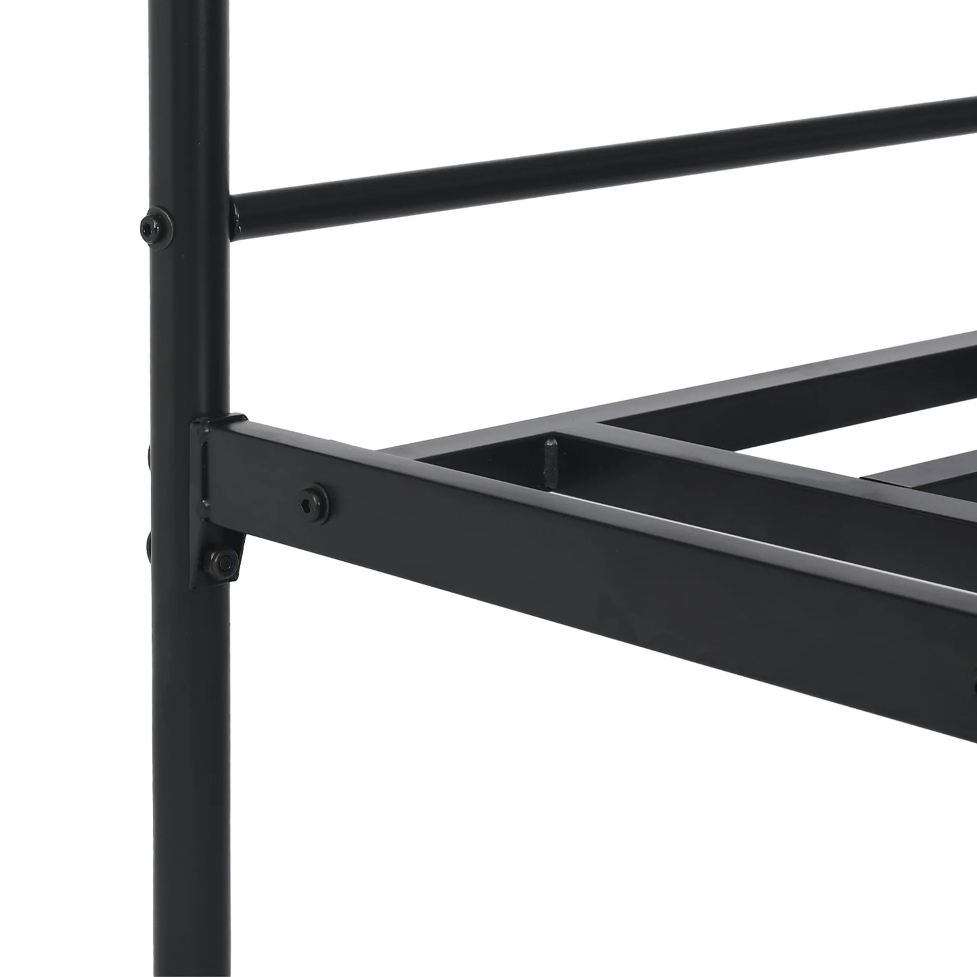Sienna Single Metal Bed Frame - Black - Image 11