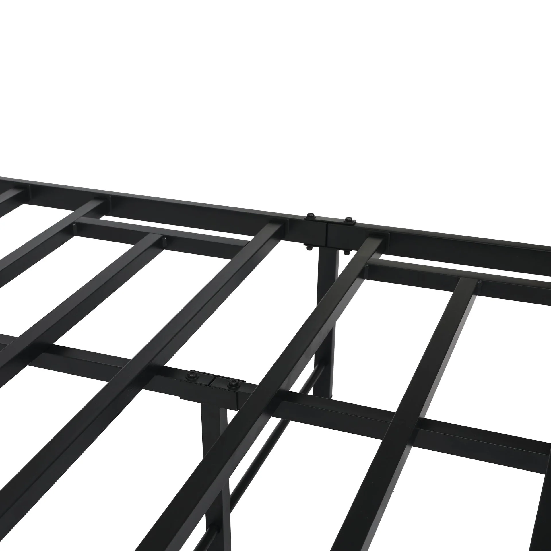 Sienna Single Metal Bed Frame - Black - Image 9