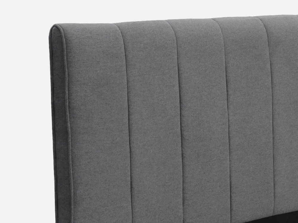 SIERRA King Bed Frame - GREY - Image 6