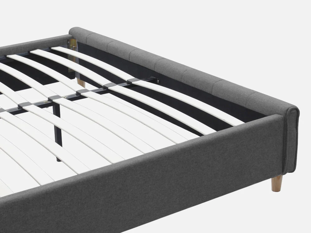 SIERRA King Bed Frame - GREY - Image 7