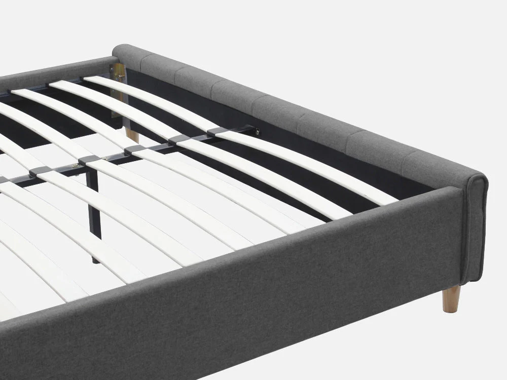 SIERRA Queen Bed Frame - GREY - Image 10