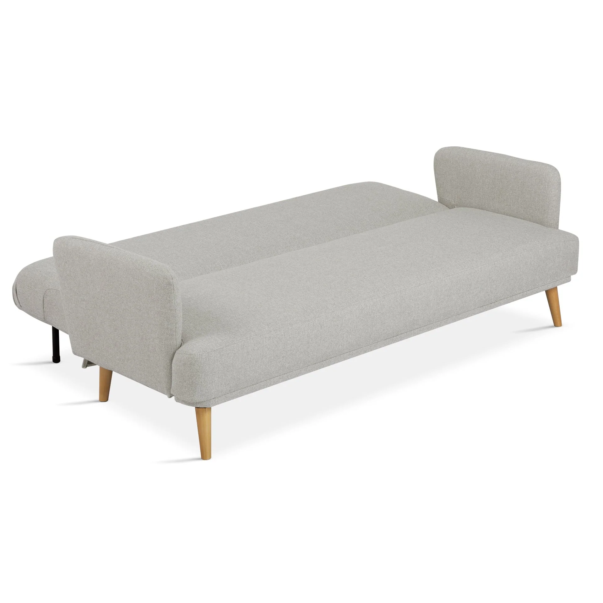 Silverton 3 Seater Sofa Bed - Light Grey - Image 10