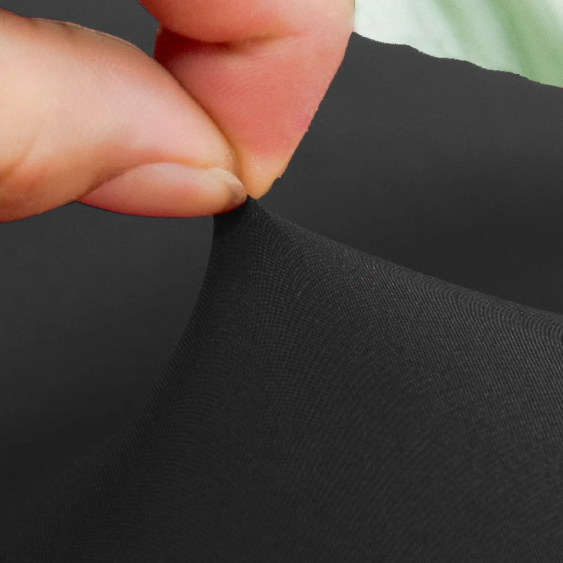 Single Seater Sofa Couch Cover 90-140cm - Black - Image 2
