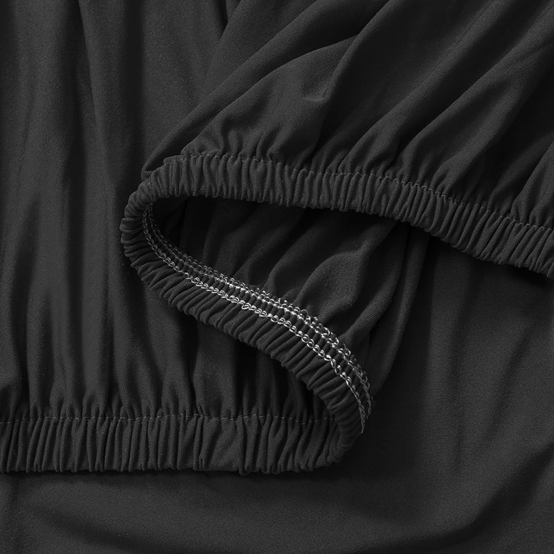Single Seater Sofa Couch Cover 90-140cm - Black - Image 3