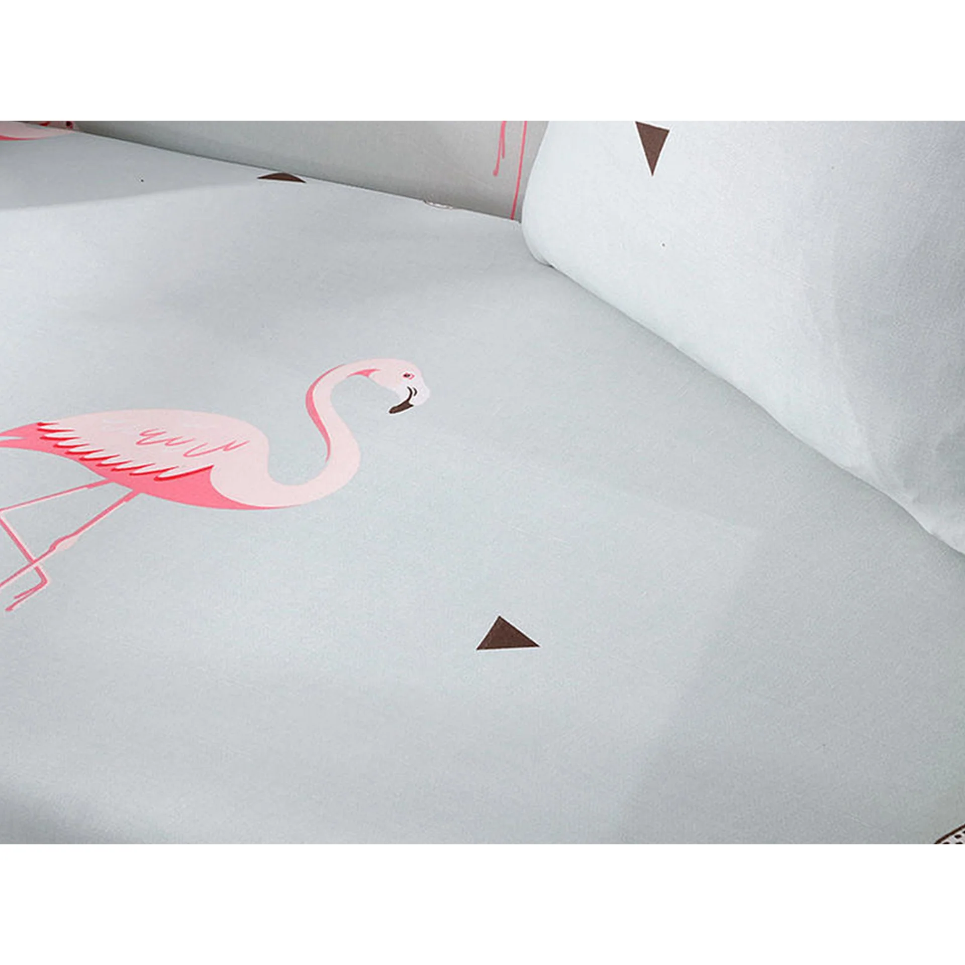 Single Sofa Cover Couch Cover 90-140cm - Flamingo - Image 3
