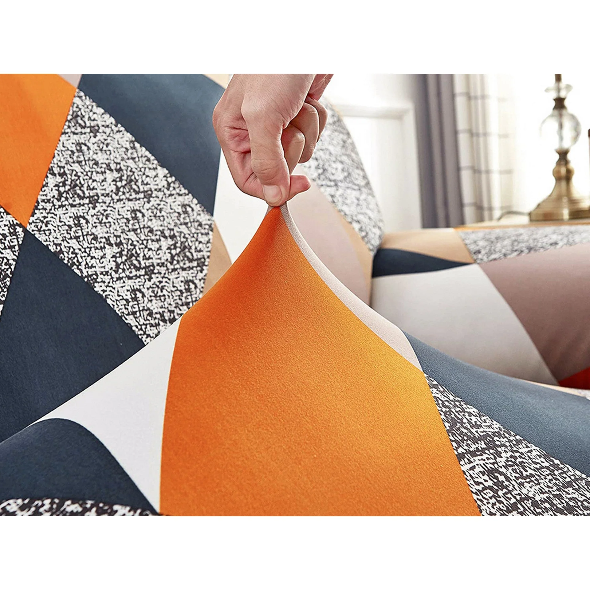 Single Sofa Cover Couch Cover 90-140cm - Magic Cube - Image 4