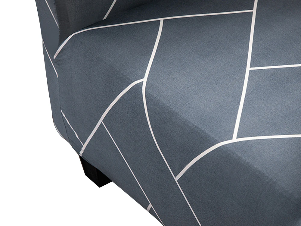 Single Sofa Cover Couch Cover 90-140cm - Stripe - Image 5