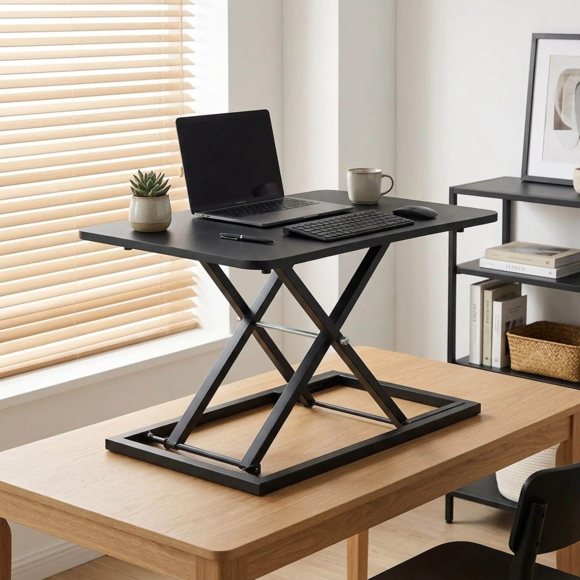 Sit-Stand Desk Converter - Black