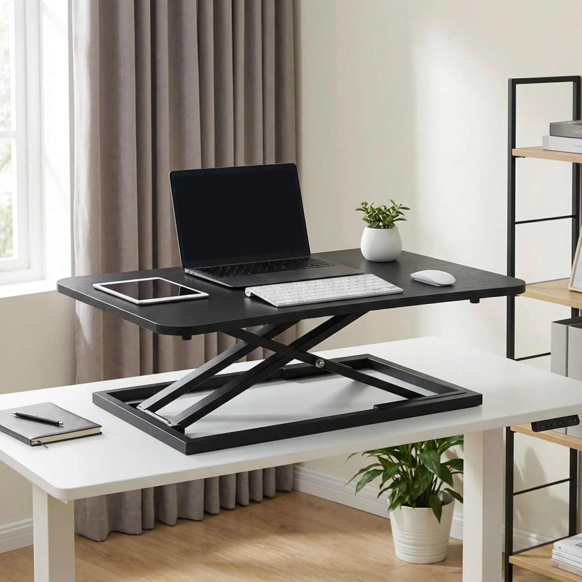 Sit-Stand Desk Converter - Black - Image 3