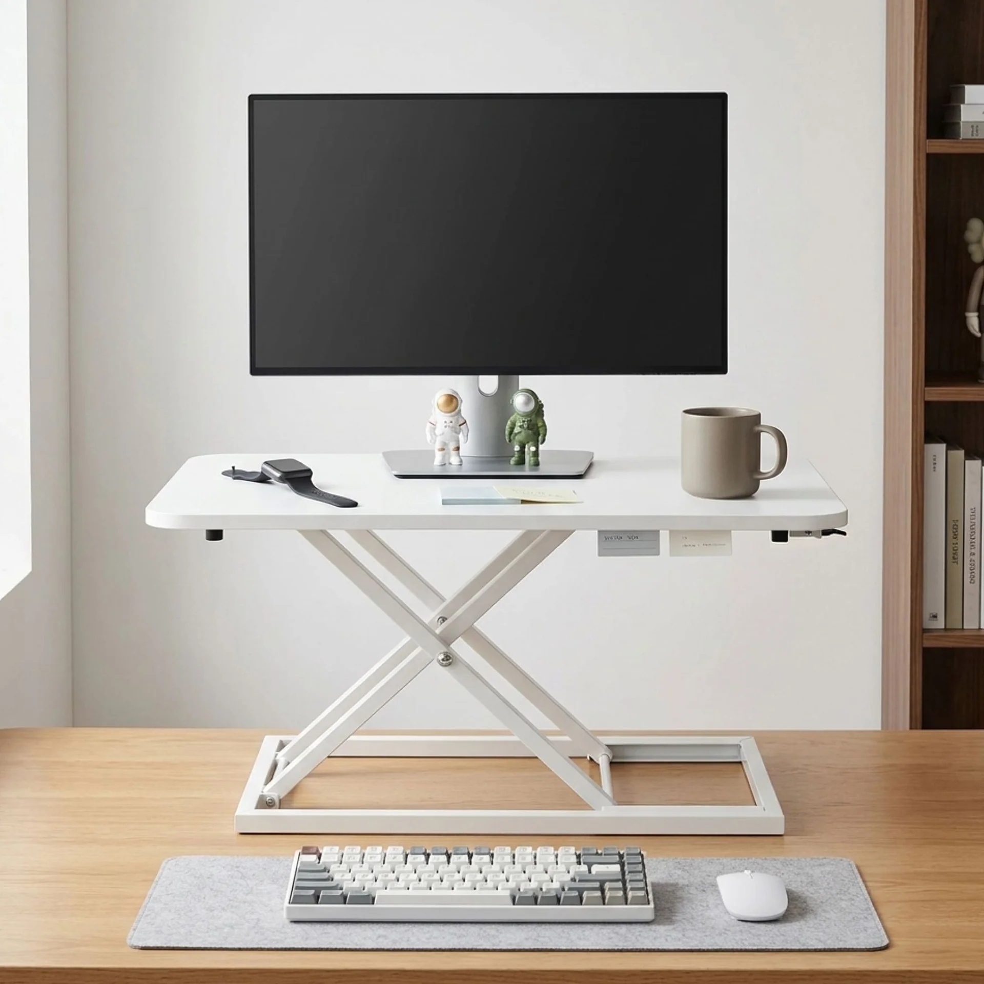 Sit-Stand Desk Converter - White - Image 2