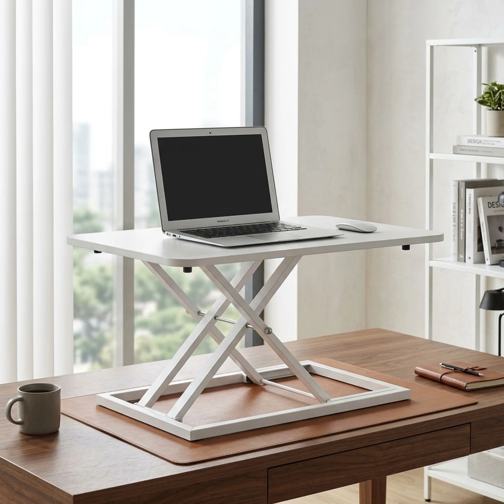 Sit-Stand Desk Converter - White - Image 3