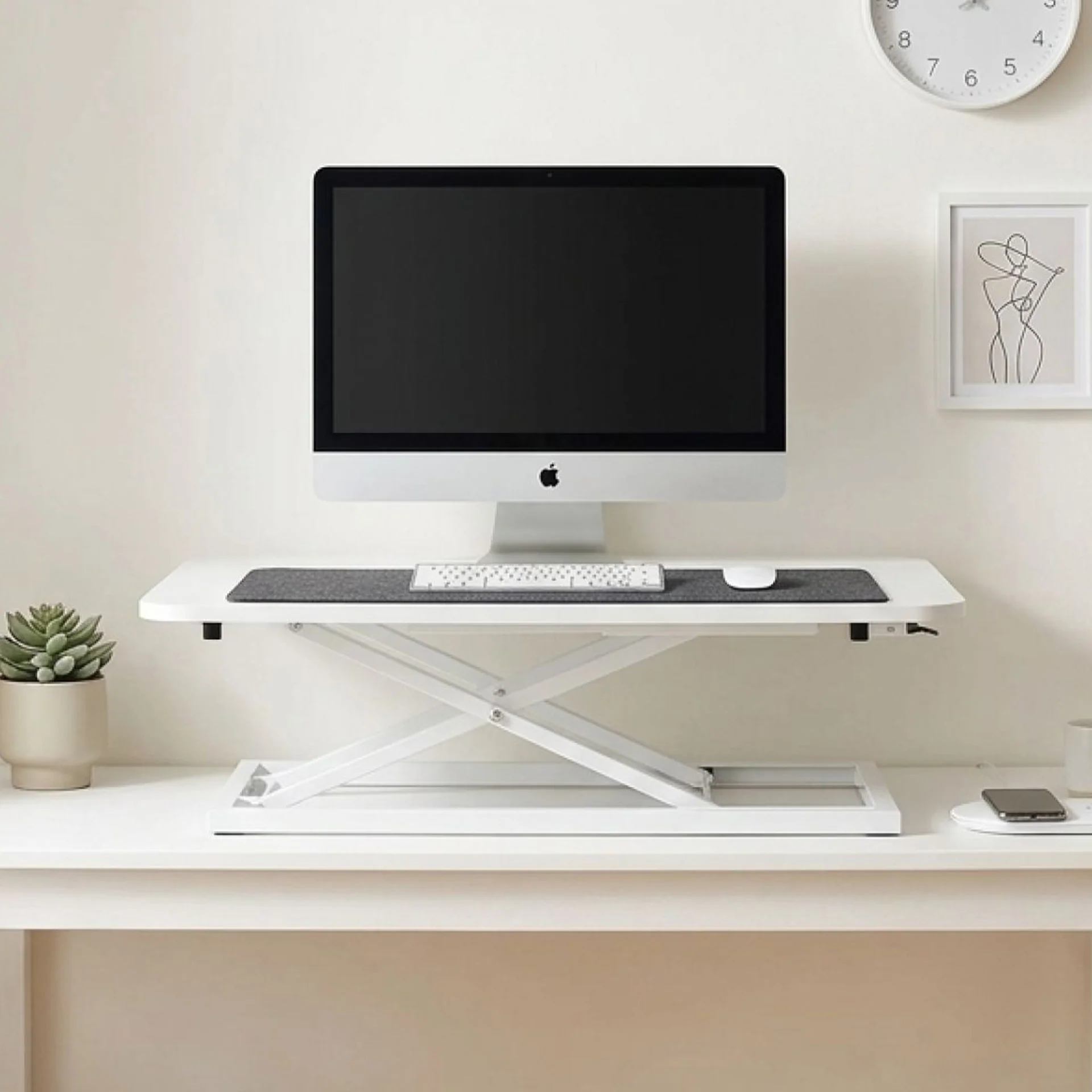 Sit-Stand Desk Converter - White - Image 5