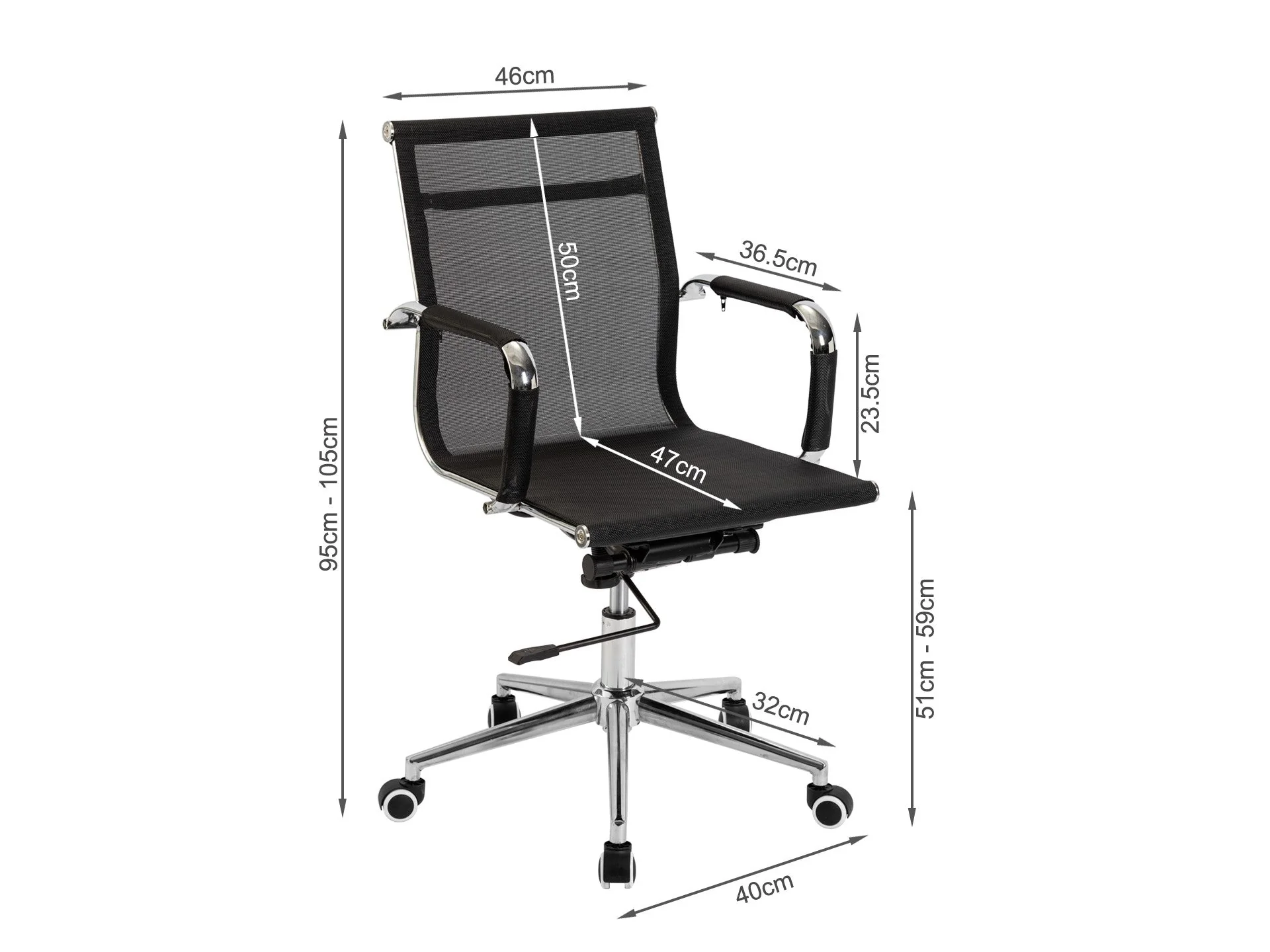 Sivas Office Chair - Black - Image 11