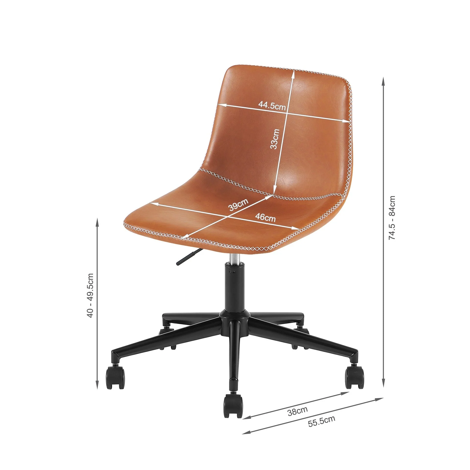 Skyler Office Chair - Tan - Image 10