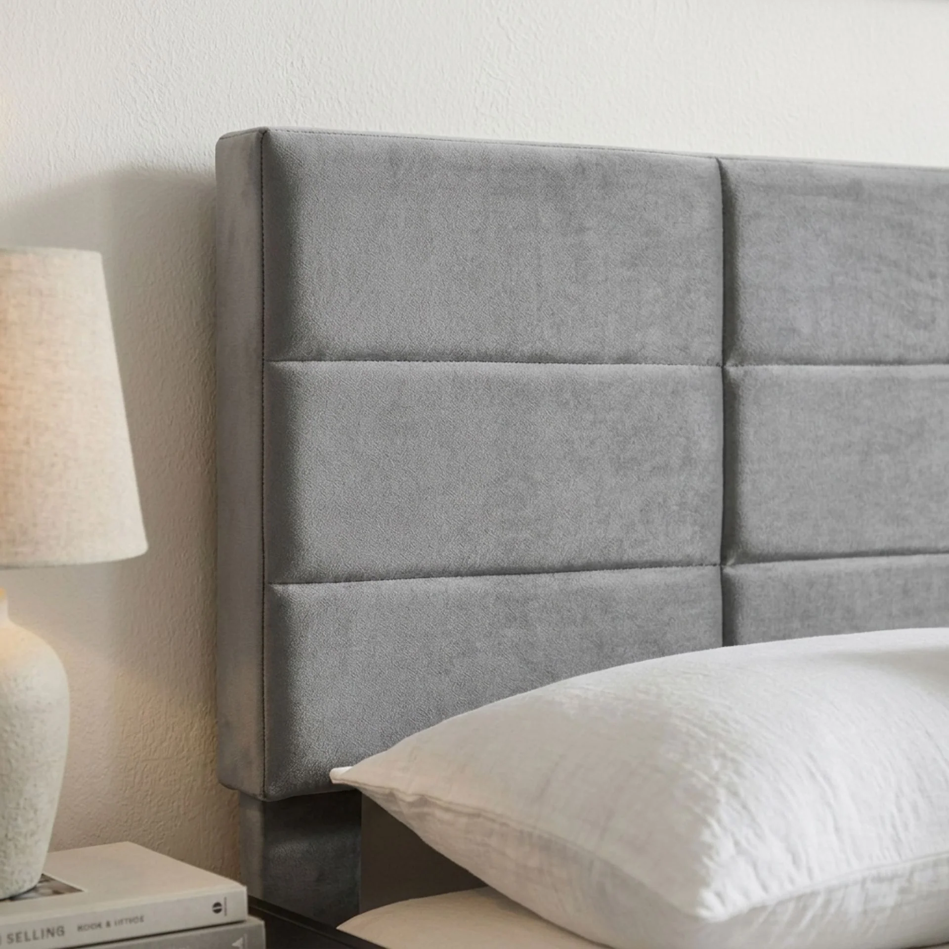 Slate Queen Bed Frame - Grey - Image 7
