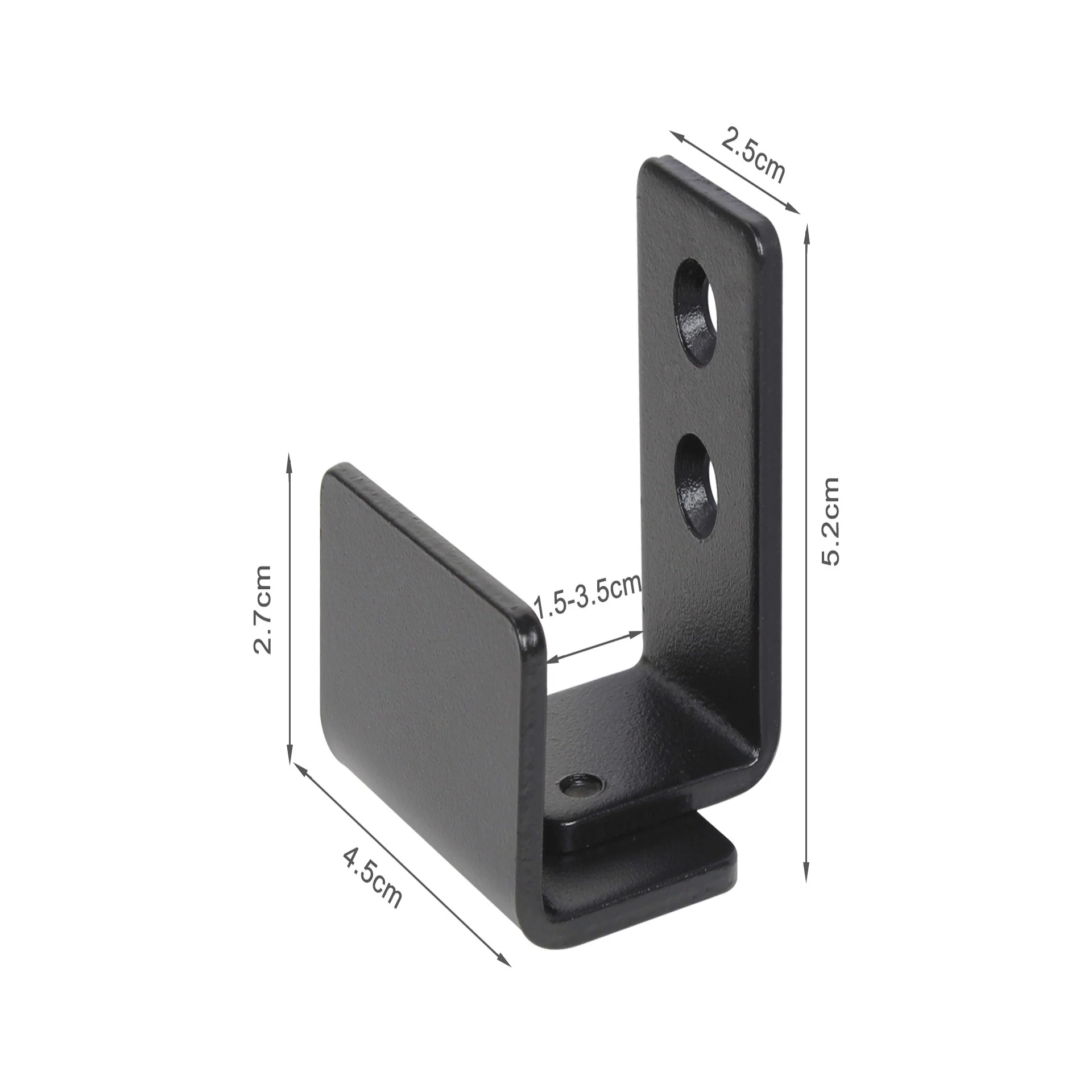 Sliding Barn Door Hardware Bottom Floor Guide Steel Set - Image 7
