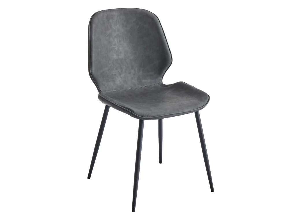 SLOANE 4PCS Dining Chair - DARK GREY - Image 8
