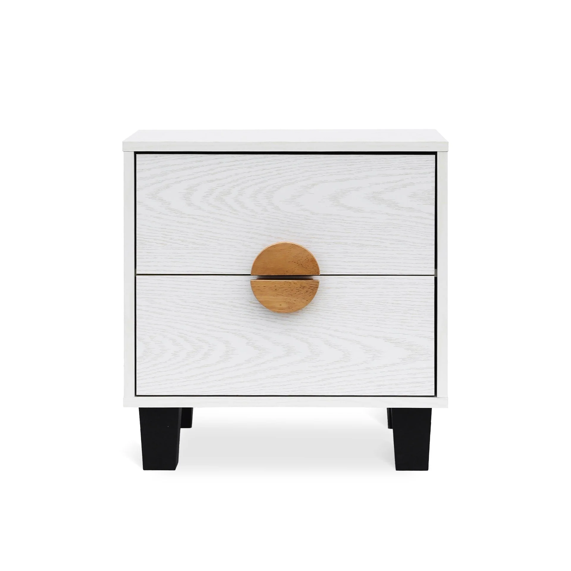 Sofia Bedside Table - Oak White - Image 5