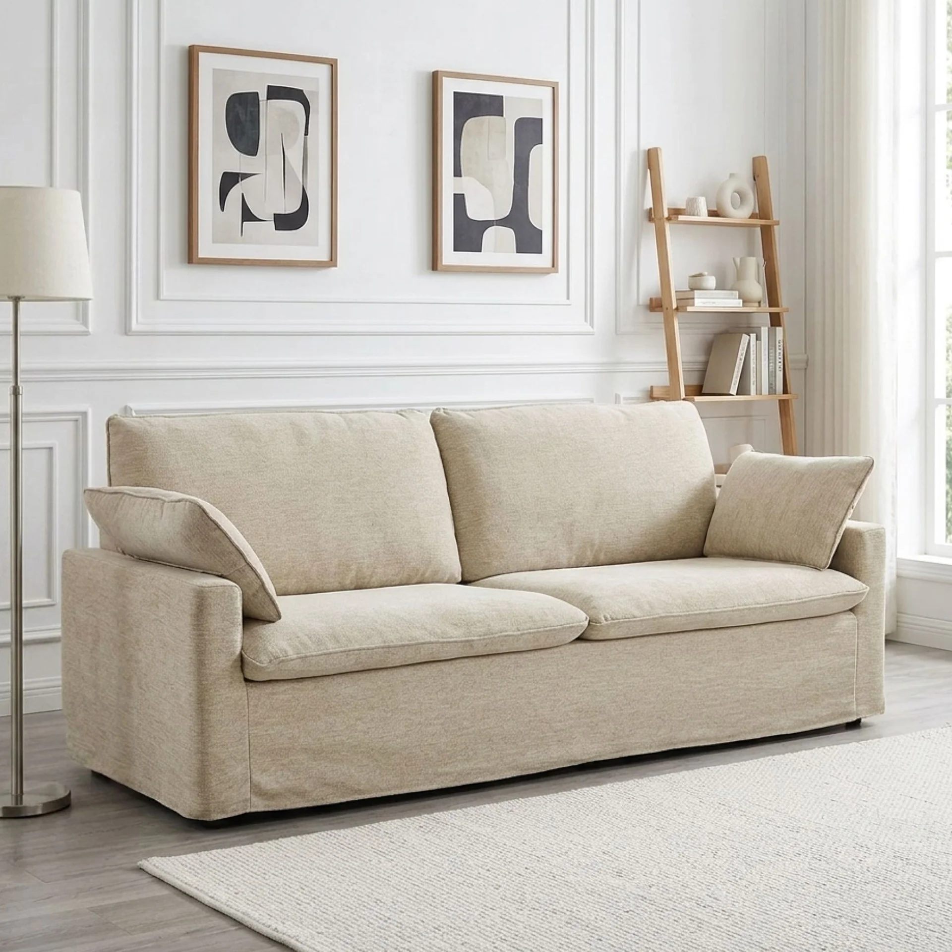 Solace 3 Seater Sofa - Taupe - Image 3
