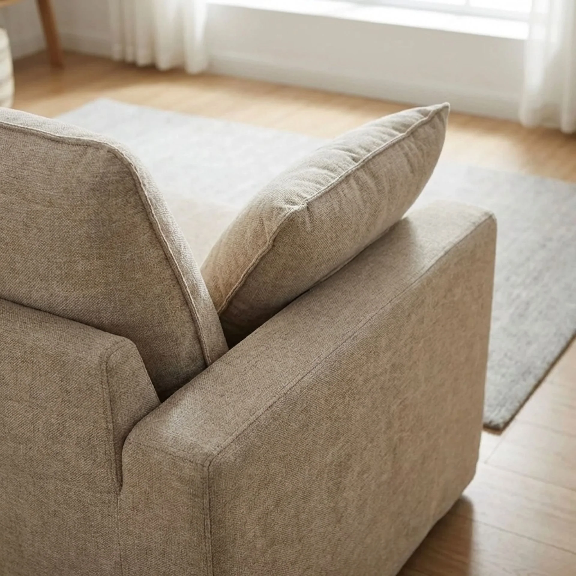 Solace 3 Seater Sofa - Taupe - Image 5