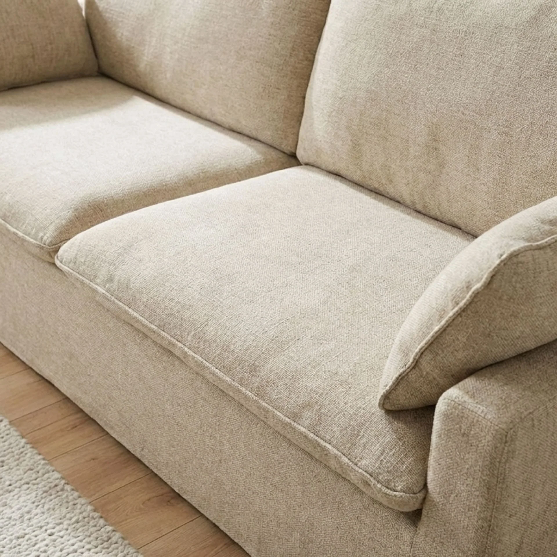 Solace 3 Seater Sofa - Taupe - Image 6