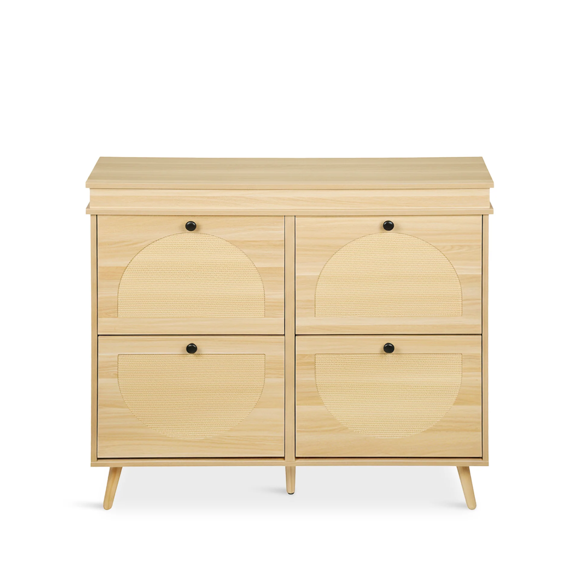 Solma 4 Drawer Shoe Cabinet Storage Rack - White Elm - Image 8