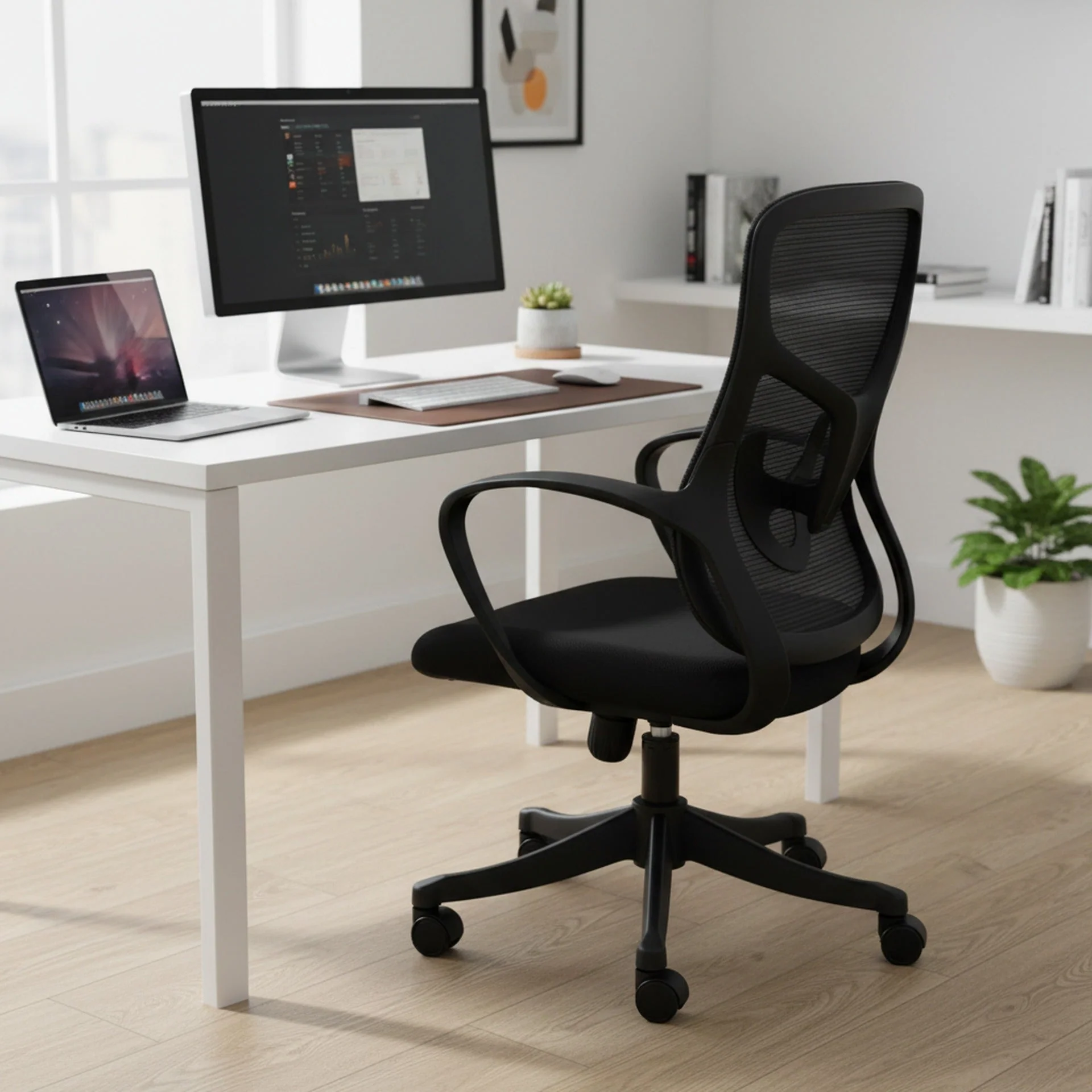 Soren Office Chair - Black - Image 3