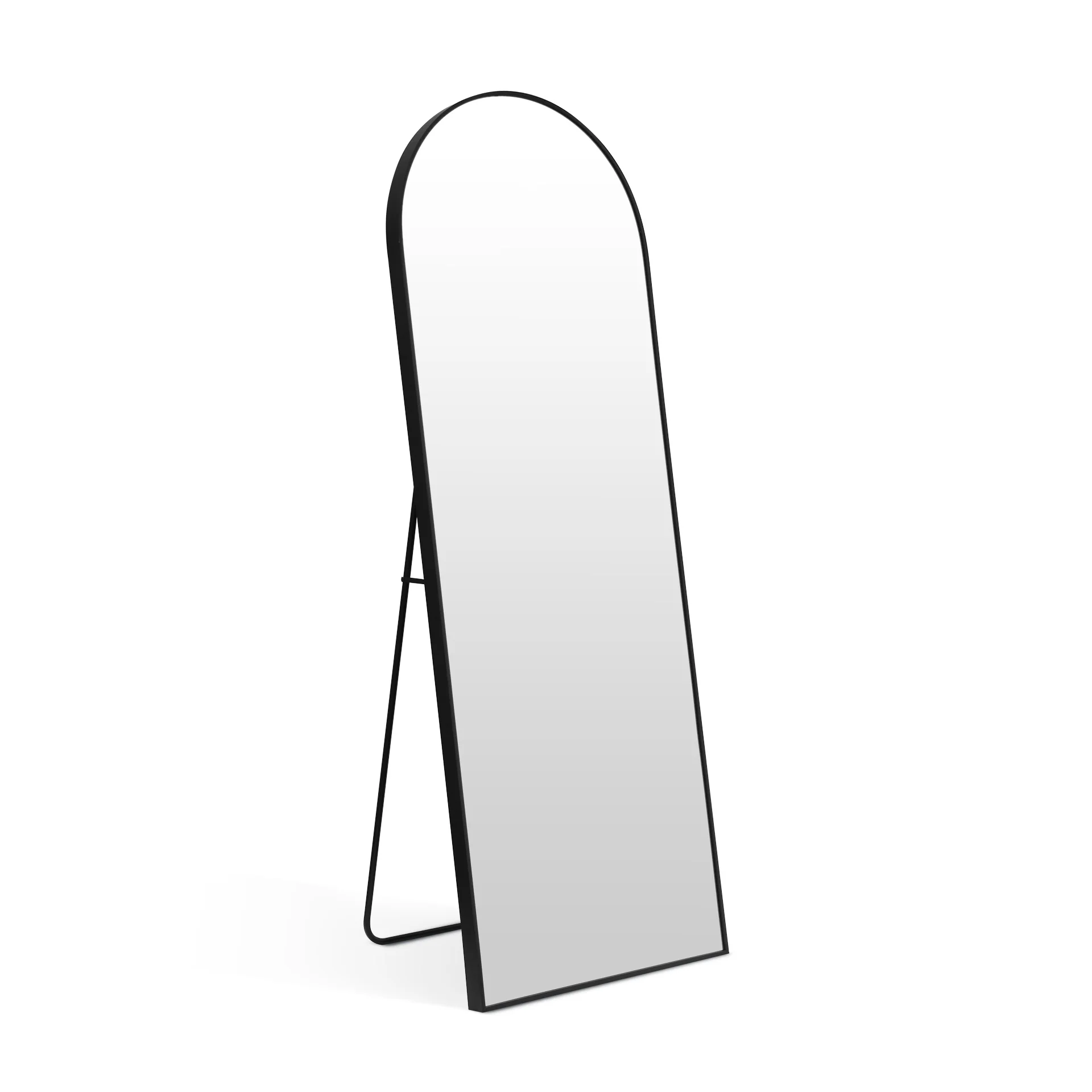Stella Arched Freestanding Metal Mirror - Black - Image 6