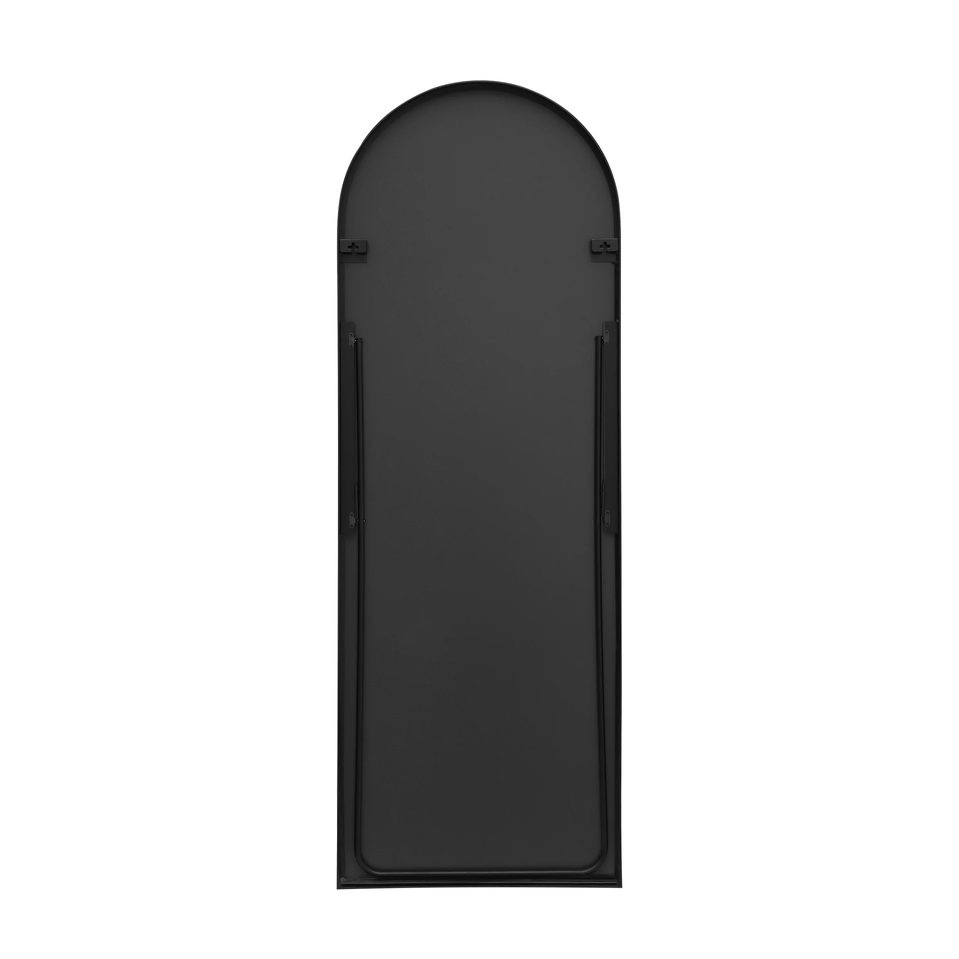 Stella Arched Freestanding Metal Mirror - Black - Image 9
