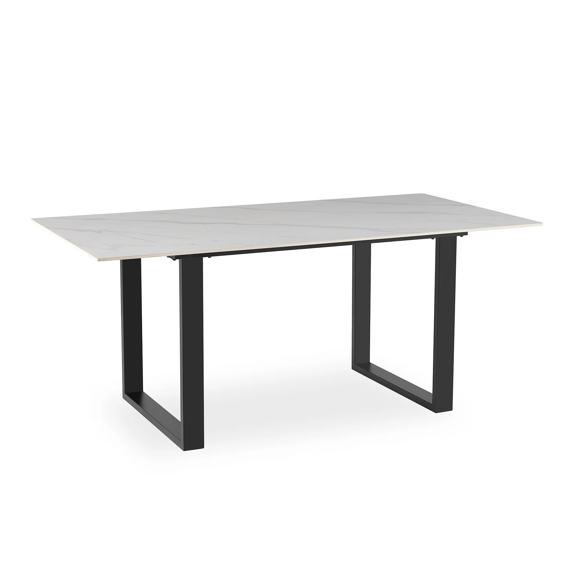 Bridger Matt Ceramic Dining Table 180 x 90cm - Snow White - Image 7