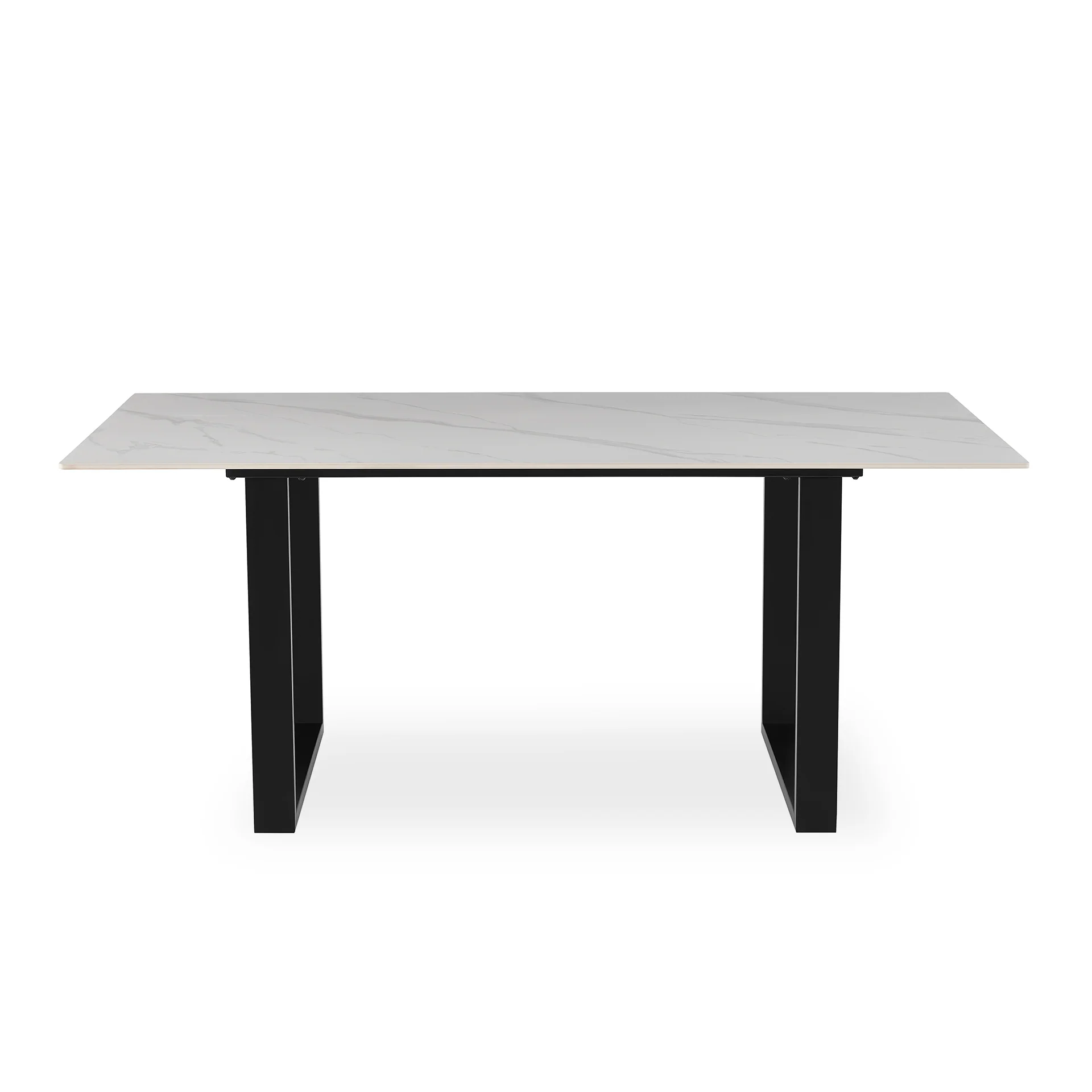Bridger Matt Ceramic Dining Table 180 x 90cm - Snow White - Image 8