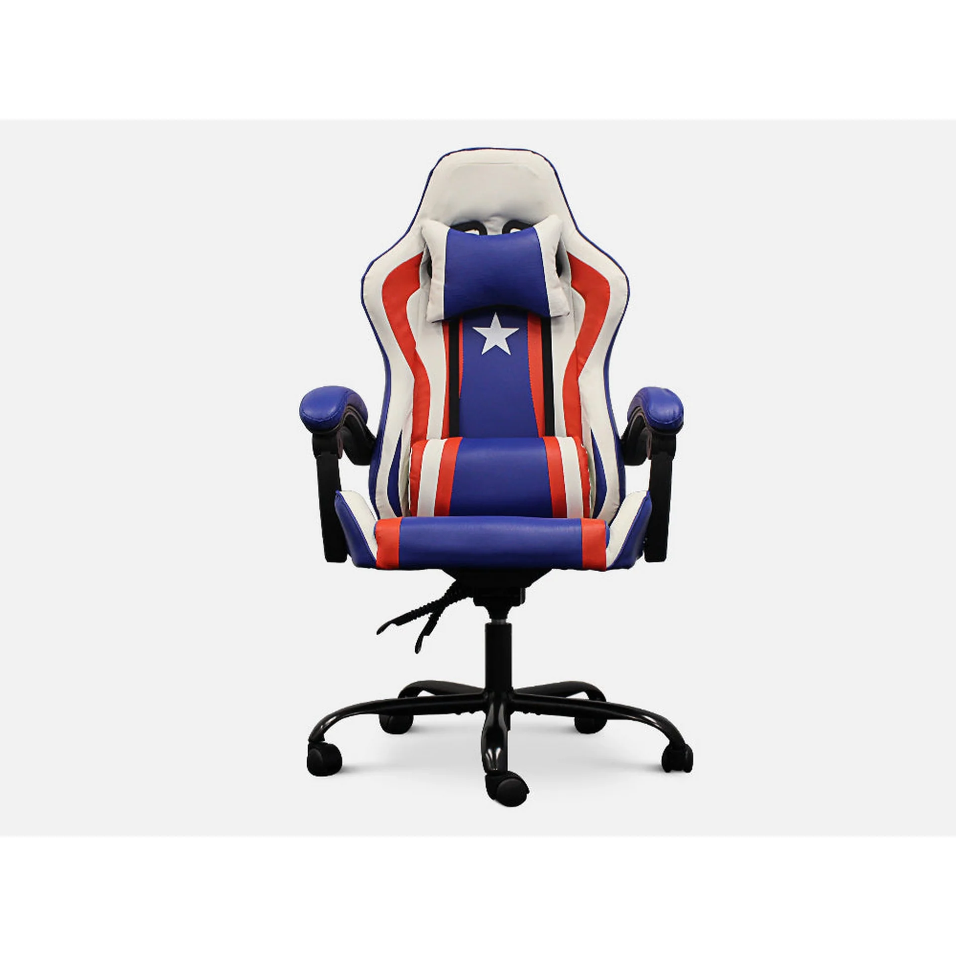 STORM Gaming Chair - BLUE + RED - Image 4
