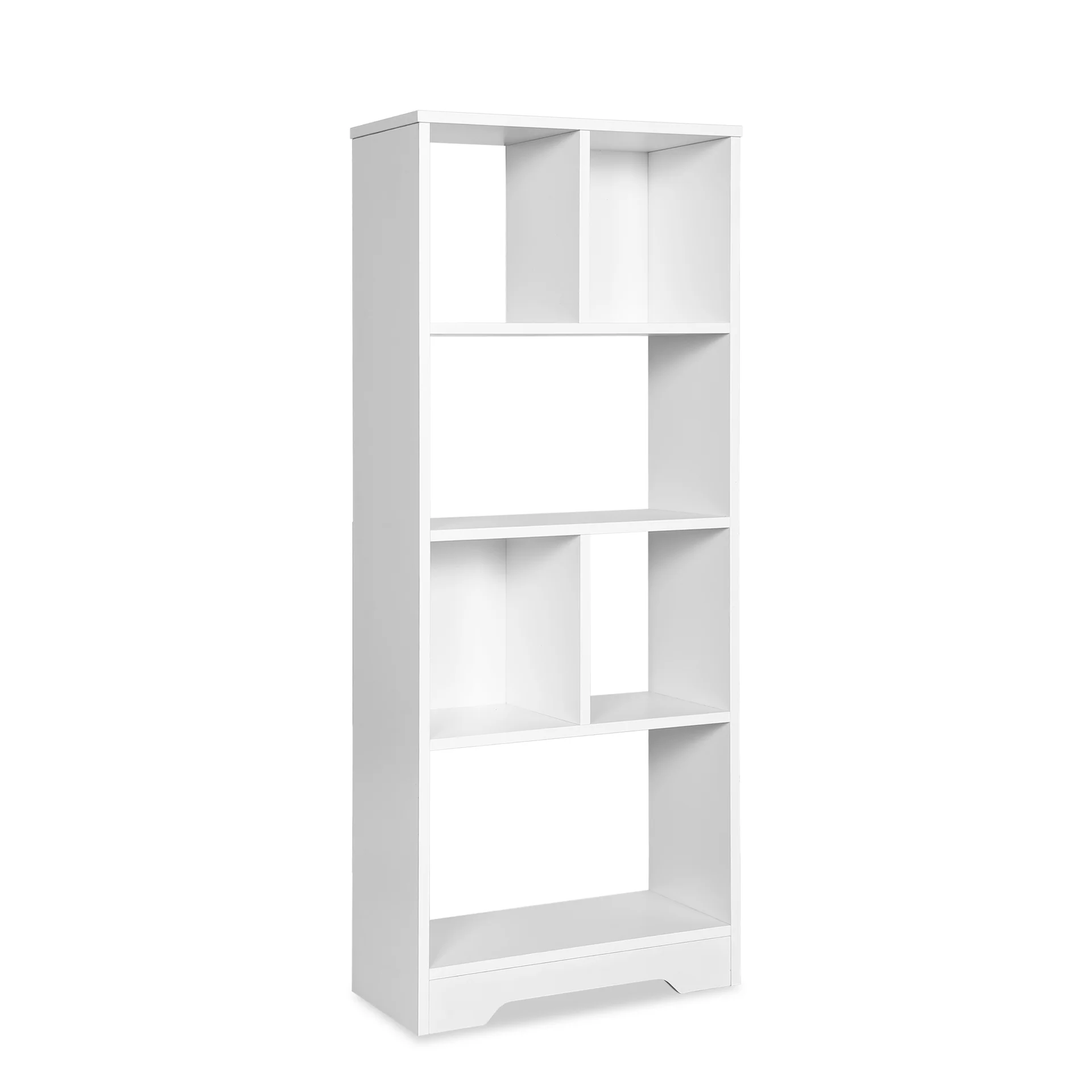 Strio 4 Tier Bookshelf Display Shelf - White - Image 7