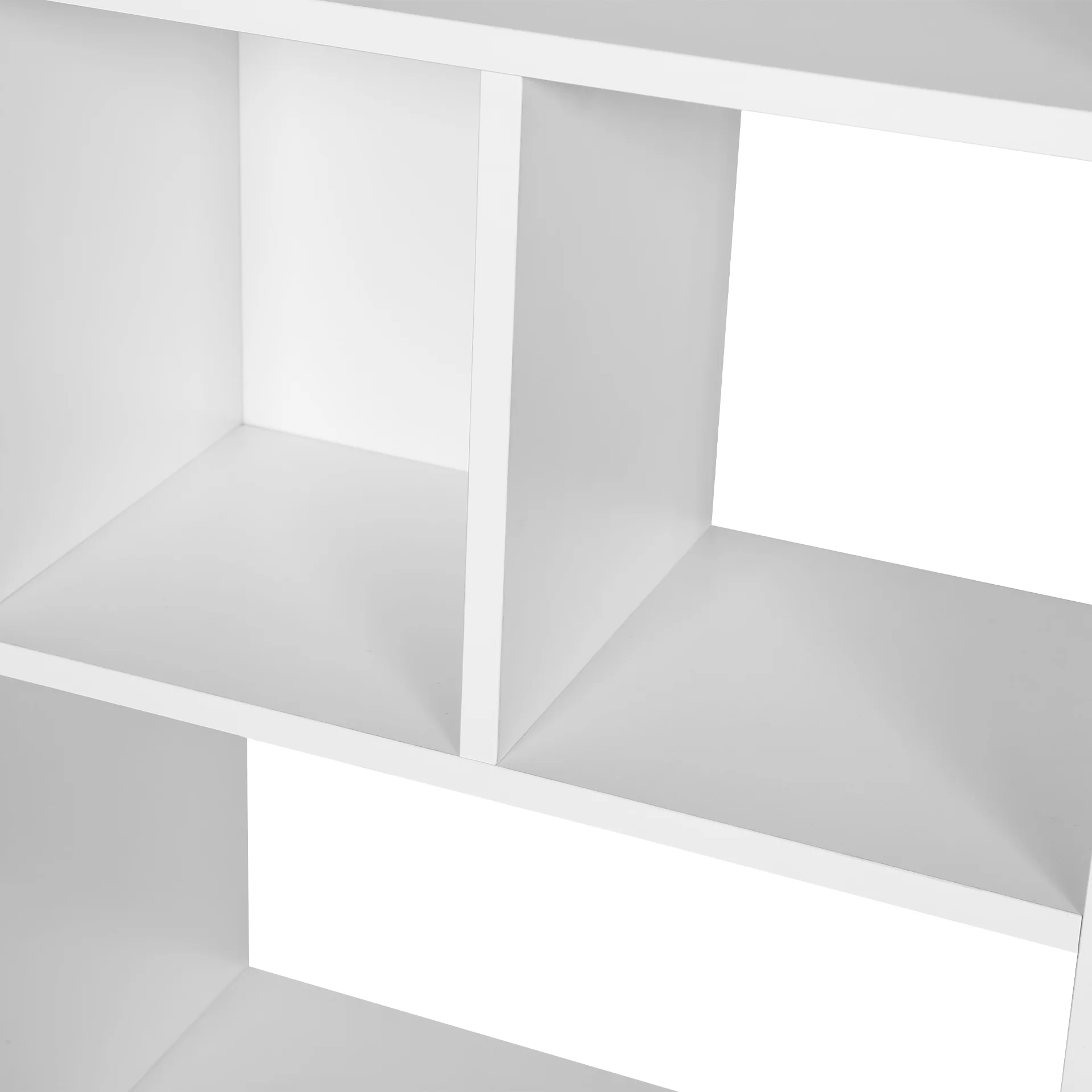 Strio 4 Tier Bookshelf Display Shelf - White - Image 9