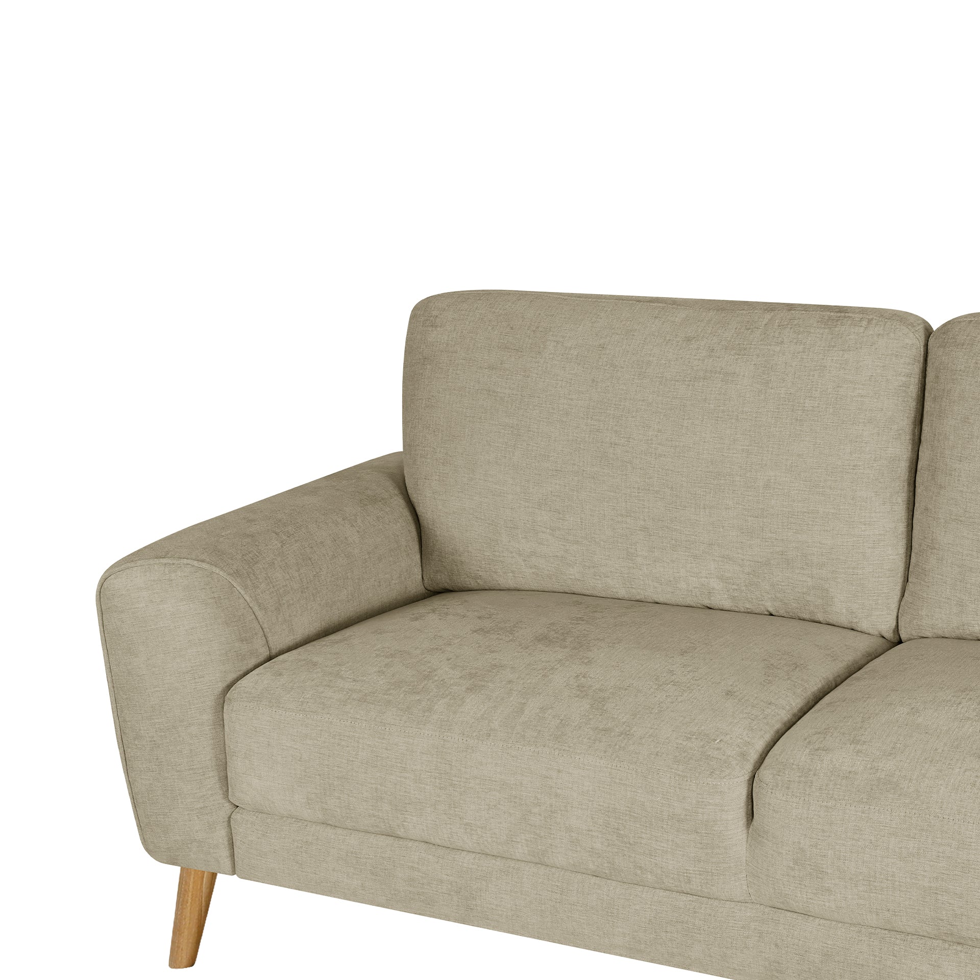 Suki Linen 2 Seater Sofa - Beige - Image 13