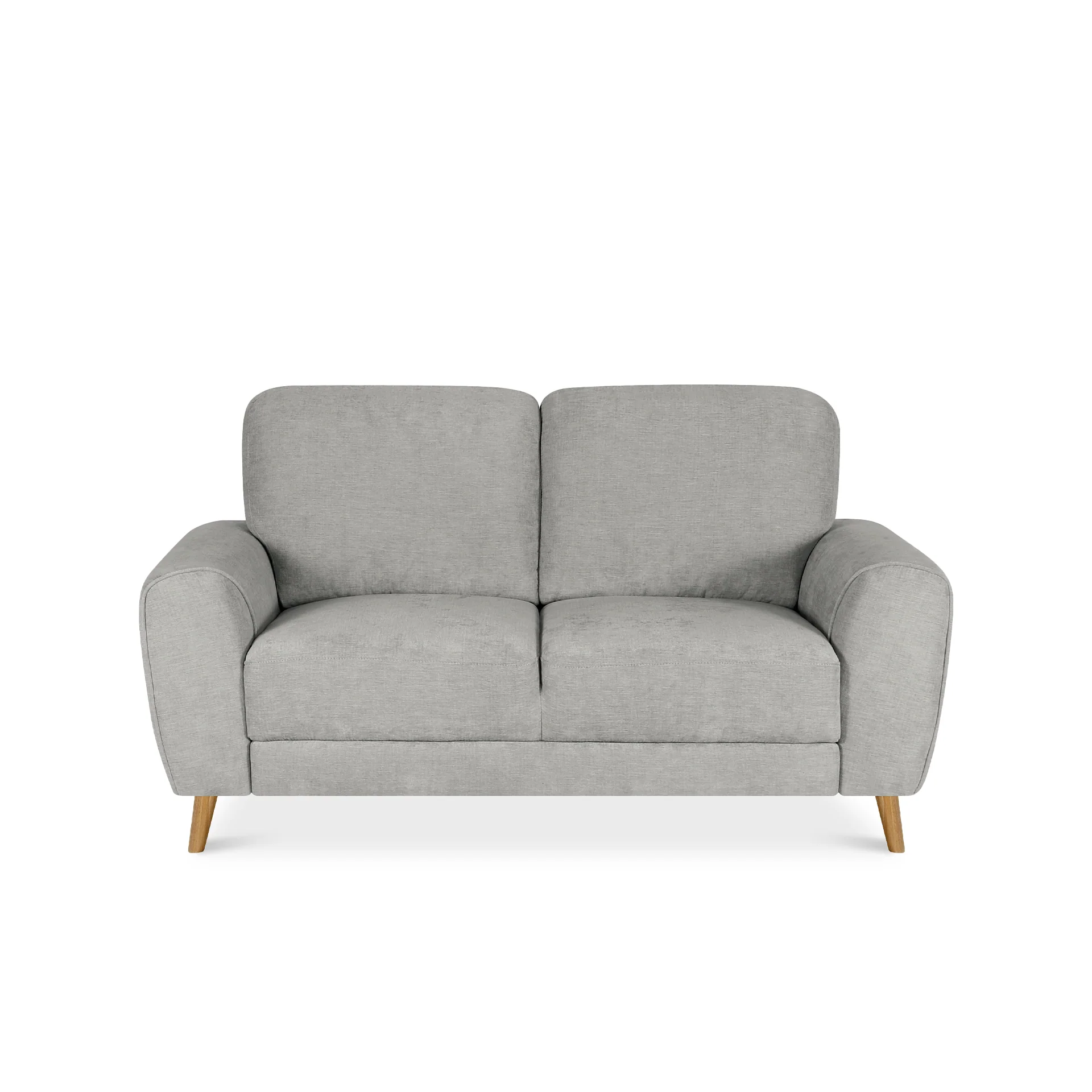 Suki Linen 2 Seater Sofa - Grey - Image 10
