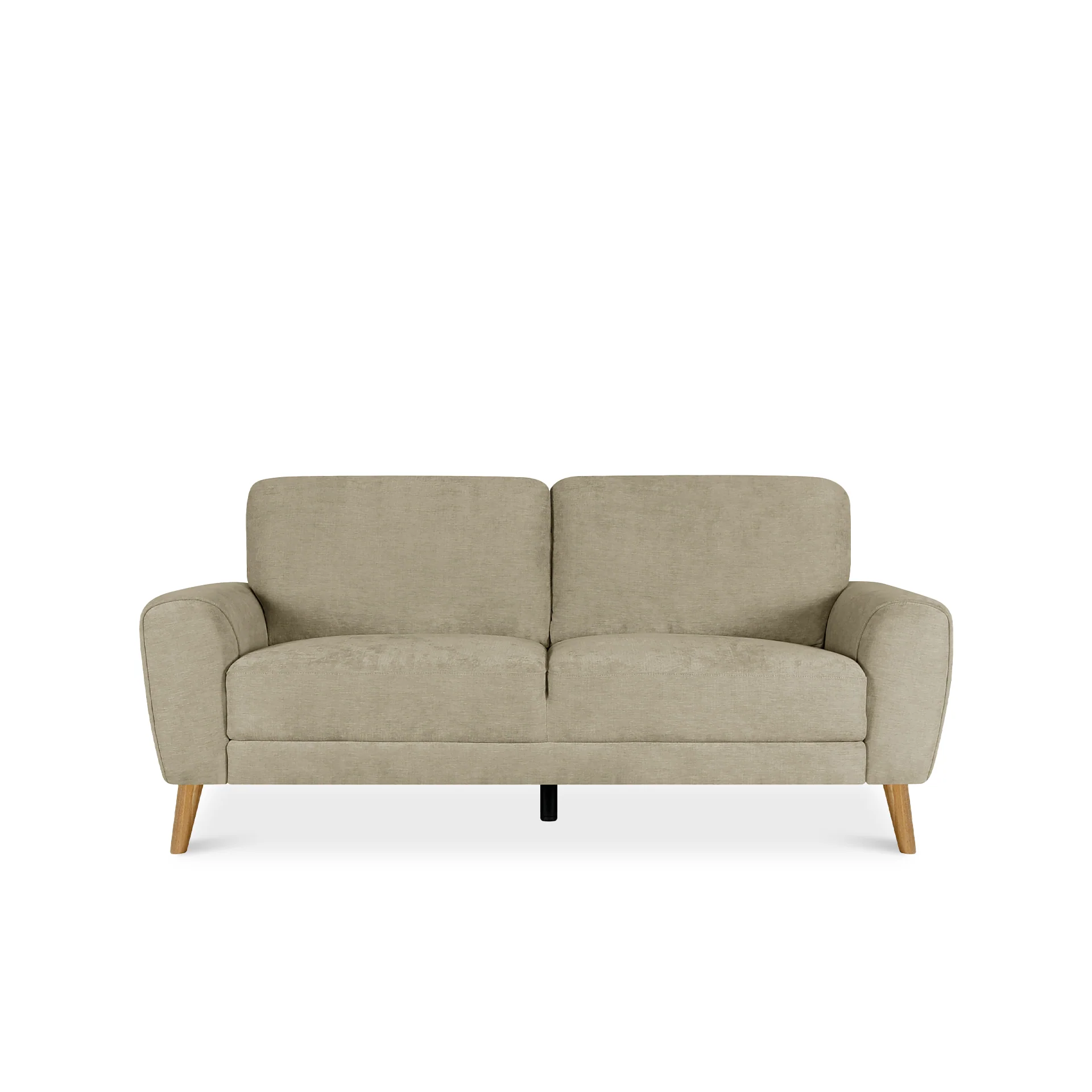 Suki Linen 3 Seater Sofa - Beige - Image 10