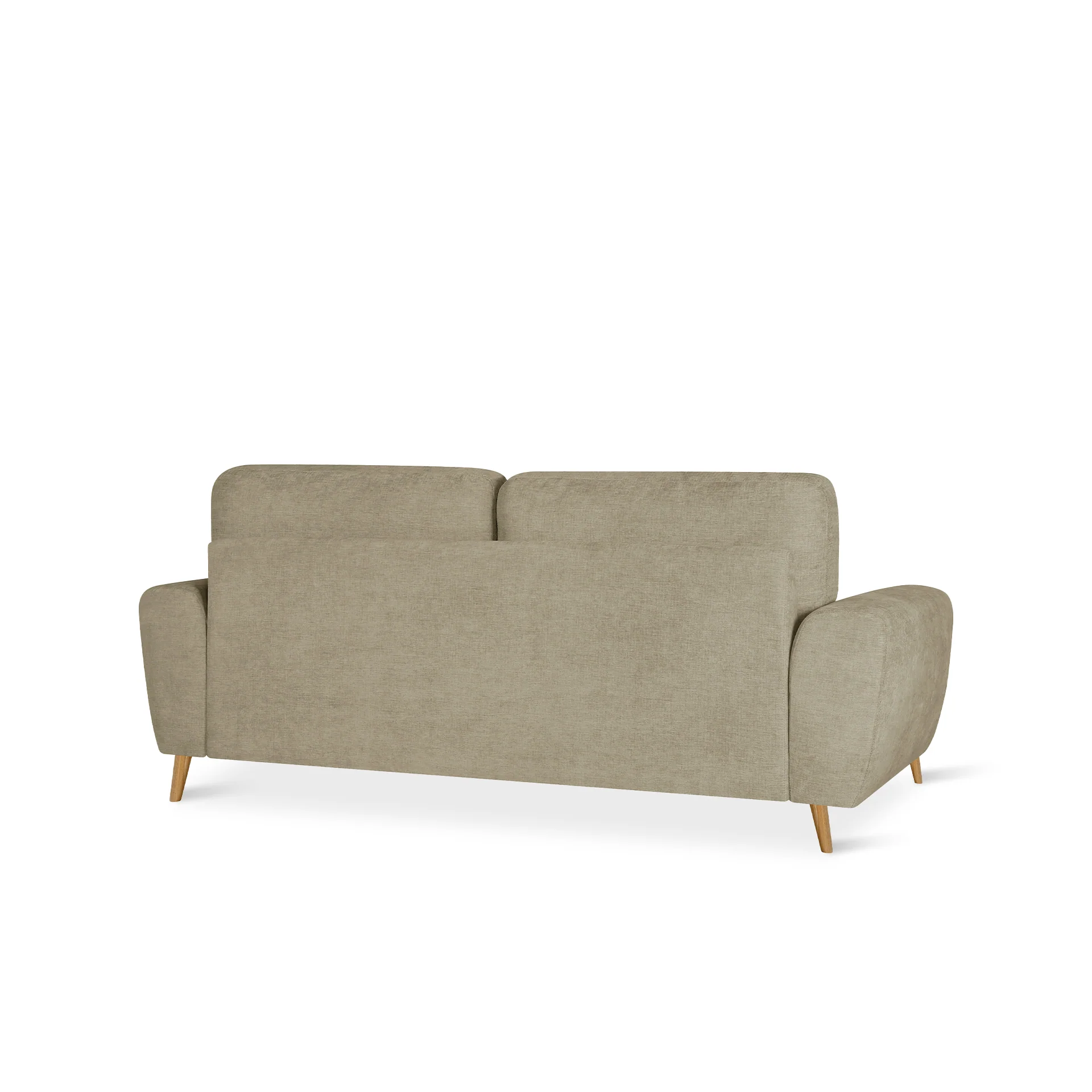 Suki Linen 3 Seater Sofa - Beige - Image 12
