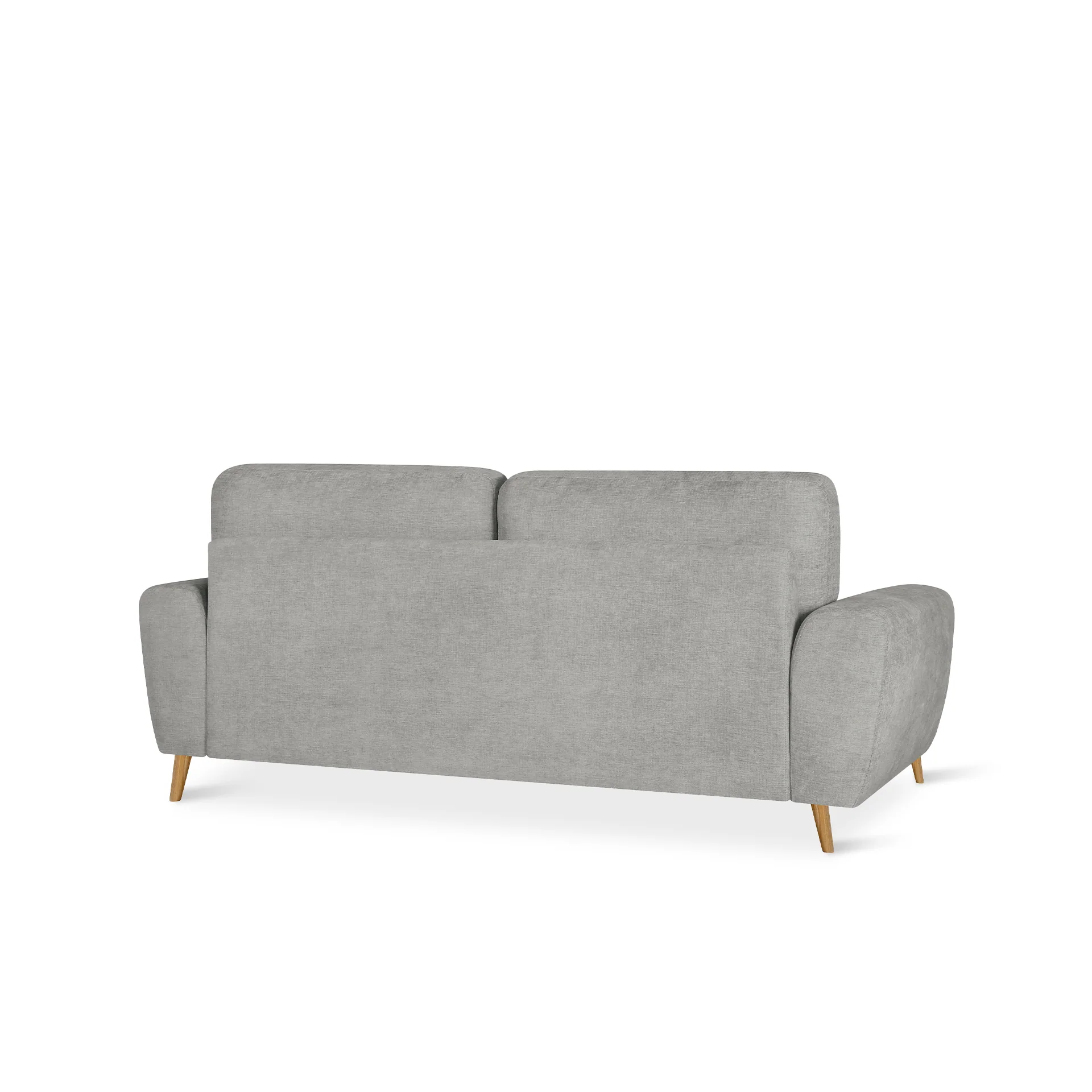 Suki Linen 3 Seater Sofa - Grey - Image 11