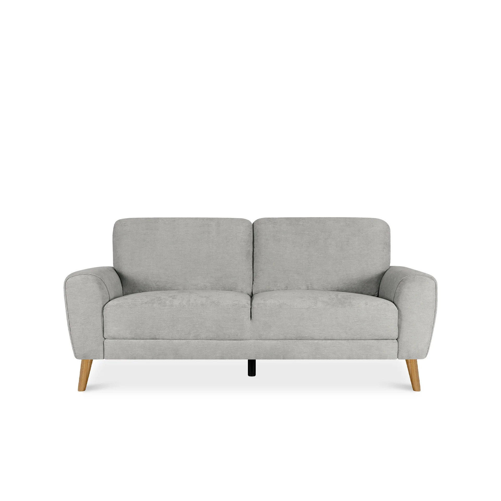 Suki Linen 3 Seater Sofa - Grey - Image 9