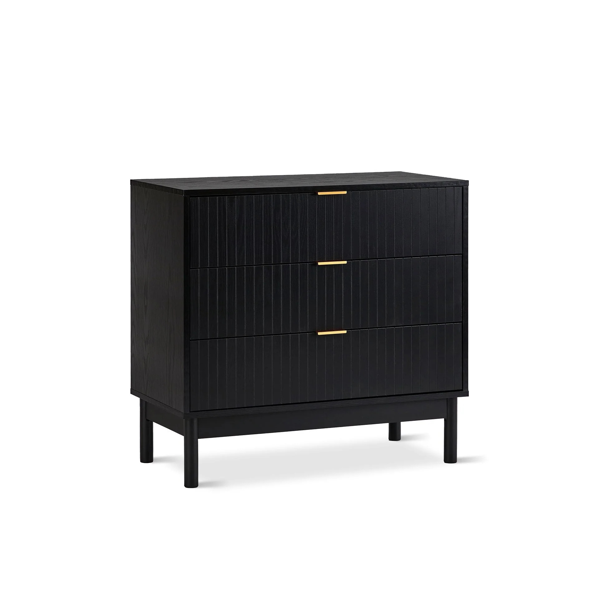 Sumter 3 Drawers Tallboy - Black - Image 4