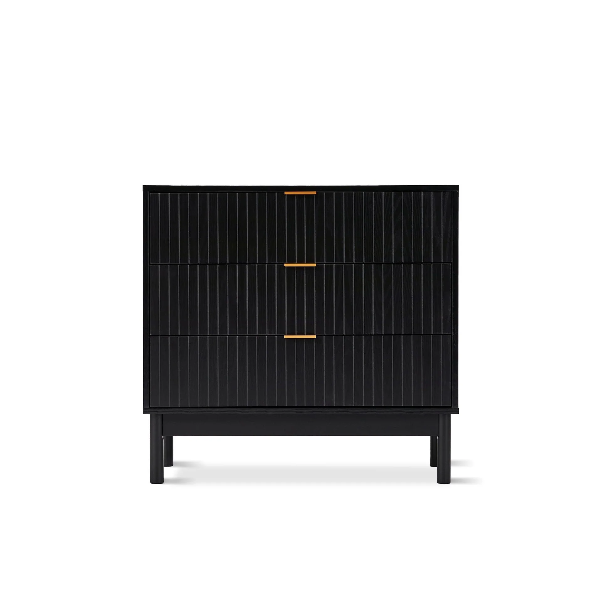 Sumter 3 Drawers Tallboy - Black - Image 5